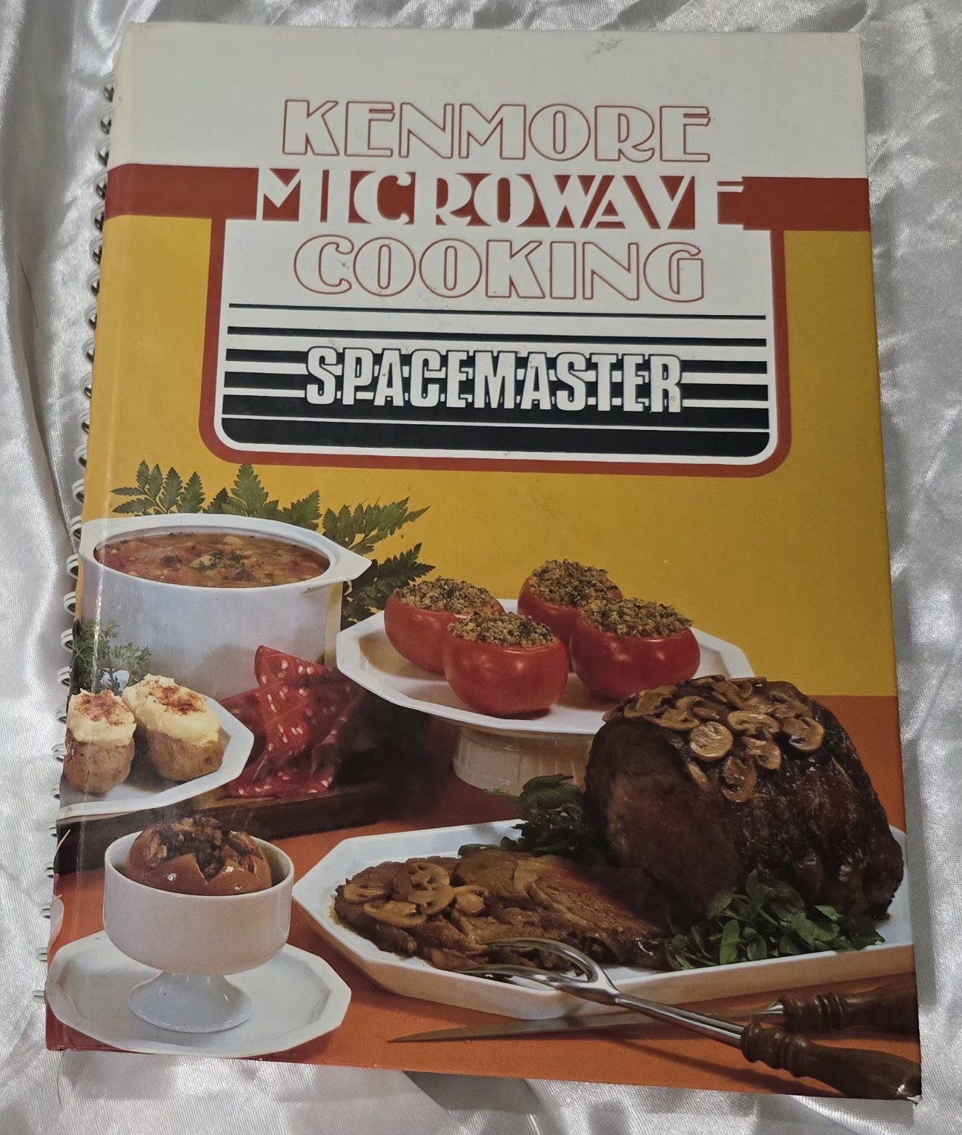 Vintage 1981 Sears Kenmore Microwave Cooking Spacemaster Cookbook Spiral Bound