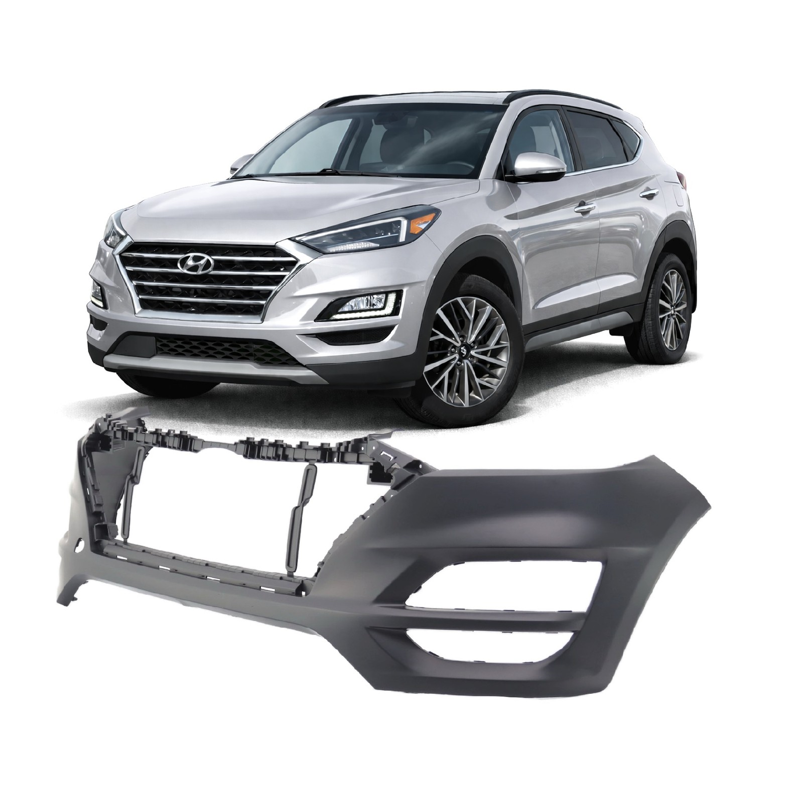 2019-2020 Hyundai Tucson 86511D3500 Sport Front Bumper Cover HY1000240