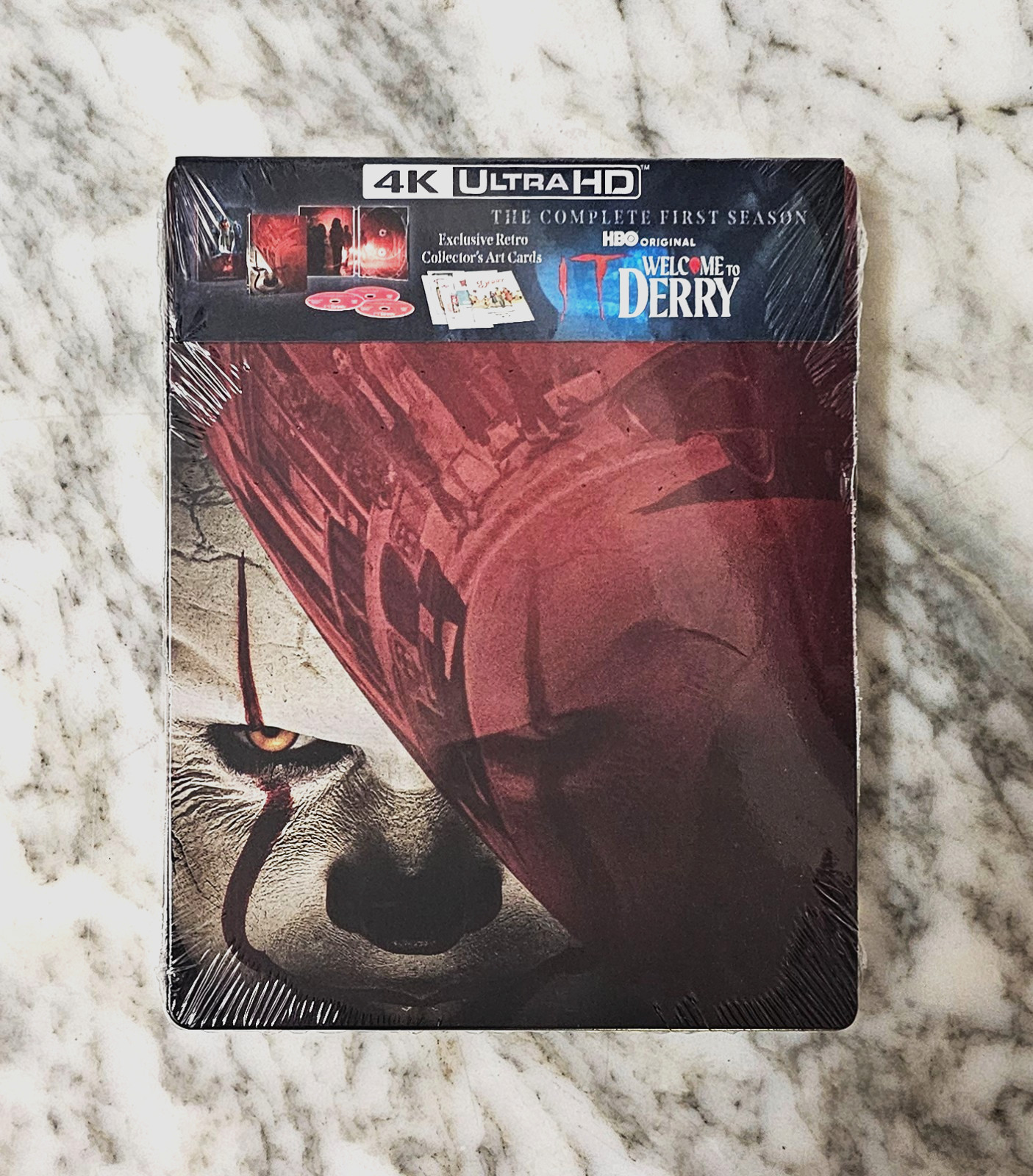 IT Welcome To Derry 4K Ultra HD Steelbook Edition Complete 1st Season Brand New