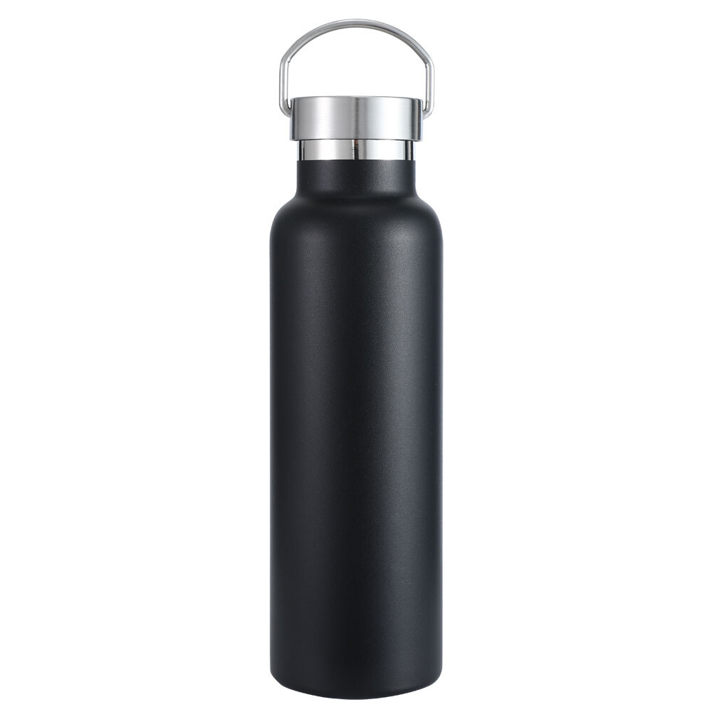 20 Oz. Water Bottle Double Insulated Stainless Steel with Handle Cap 20 Oz. Water Bottle Double Insulated Stainless Steel with Handle Cap