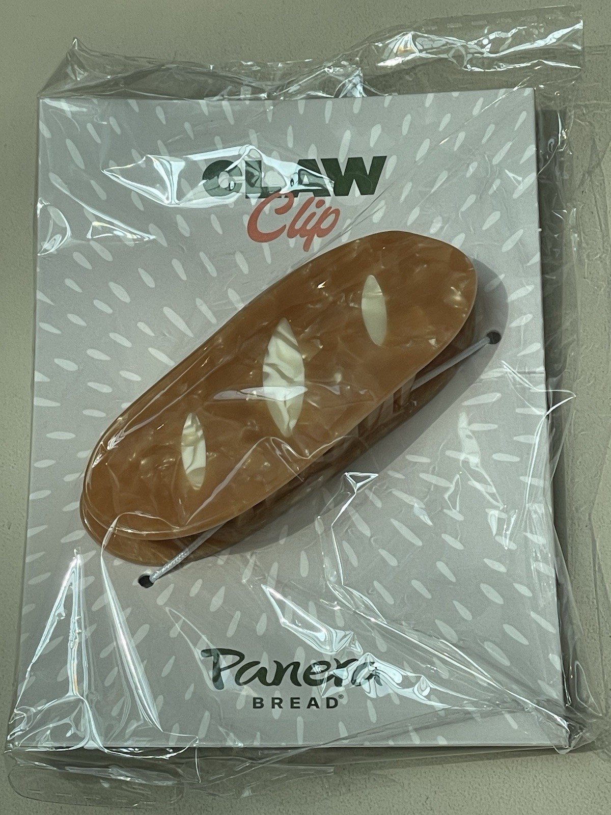 🥖 Brand New & Sealed, Very Limited Edition Panera Claw Clip, Baguette 🥖 🥖 Brand New & Sealed, Very Limited Edition Panera Claw Clip, Baguette 🥖