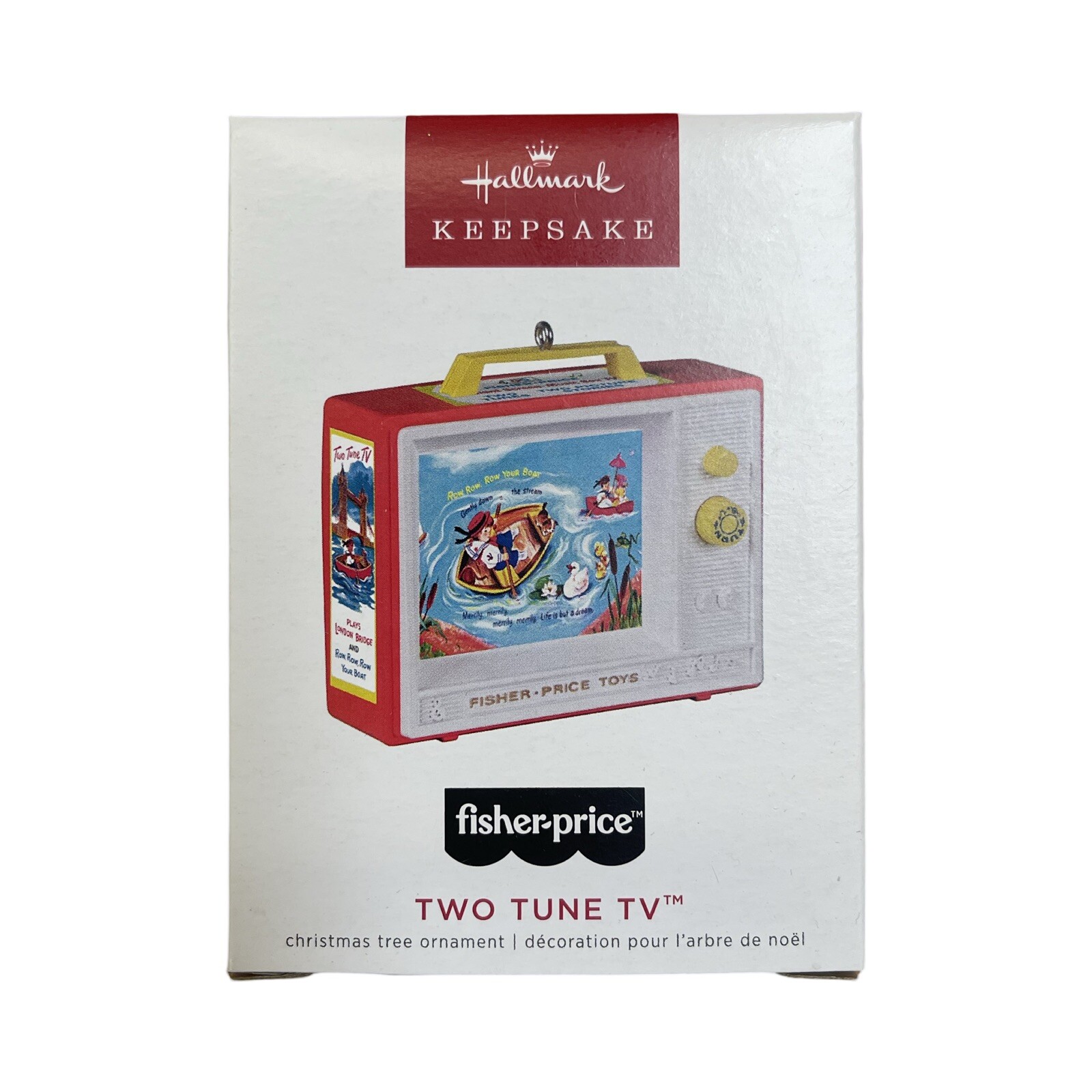 2022 Hallmark Two Tune TV Fisher-Price Magic Sound Christmas Ornament 2022 Hallmark Two Tune TV Fisher-Price Magic Sound Christmas Ornament