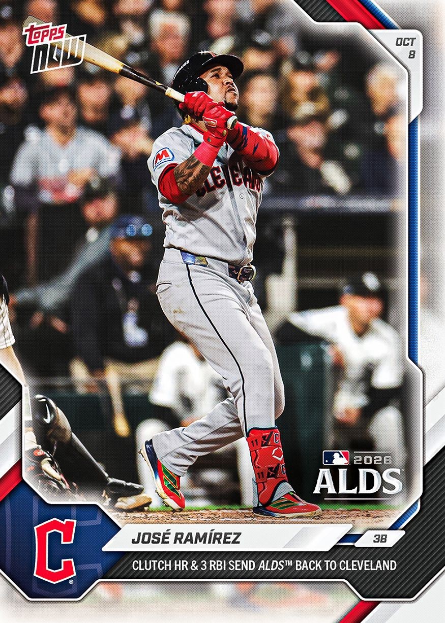 *PRE SALE* José Ramírez - 2026 MLB Topps NOW® - Card 775