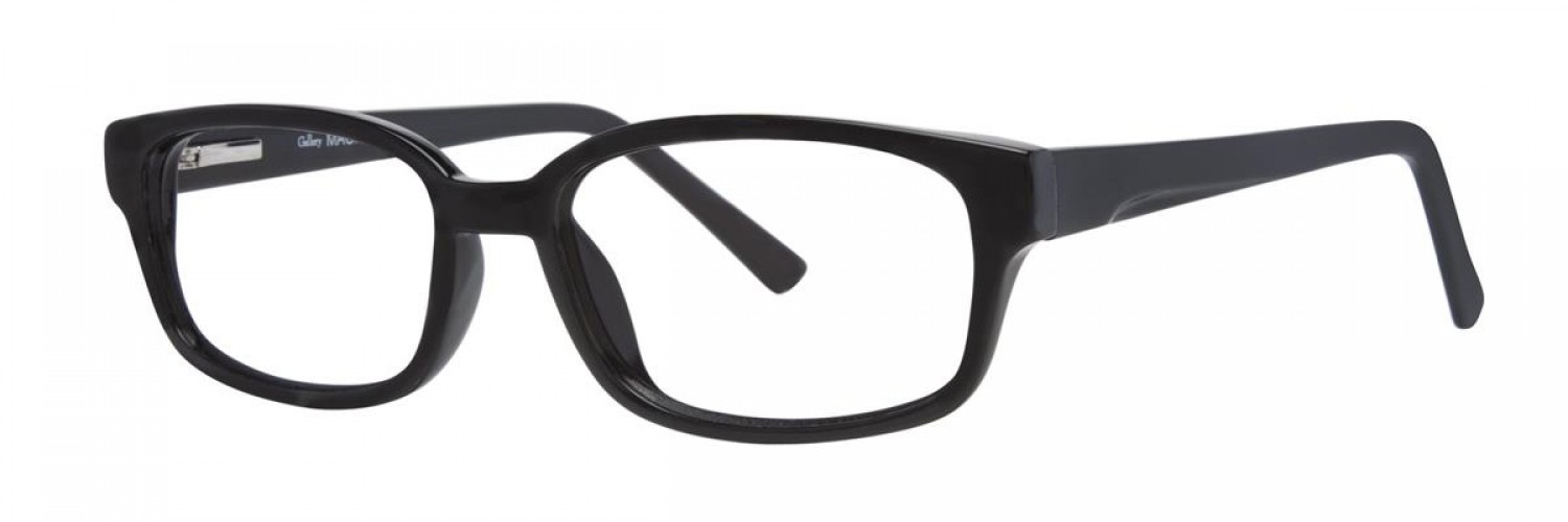 NEW Gallery MACK Eyeglasses BK Black 100% AUTHENTIC