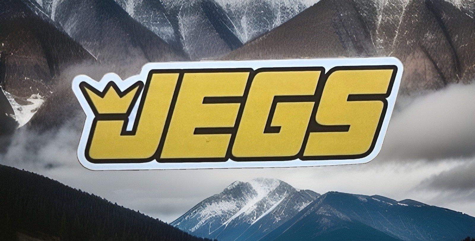 Jegs Motorsport Magazine Sticker. Size: 4”X 1.25”*Glossy*Finish. Self Adhesive
