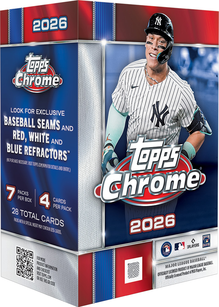 2026 TOPPS CHROME BASEBALL VALUE BLASTER BOX MLB Brand New Factory Sealed QTY
