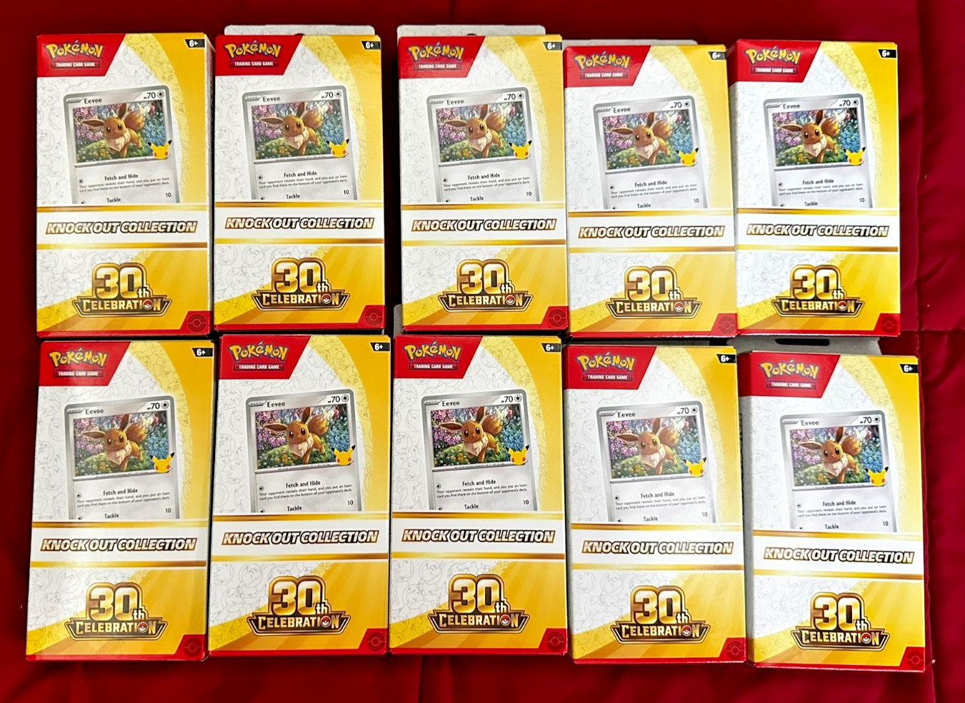 10x Pokemon TCG 30th Anniversary Celebration Knock Out Collection 10x Pokemon TCG 30th Anniversary Celebration Knock Out Collection