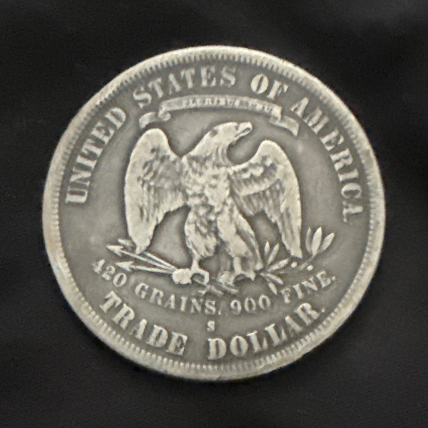 1877-S San Francisco $1 US Trade Dollar 90% Silver .900 Fine Business KM#108
