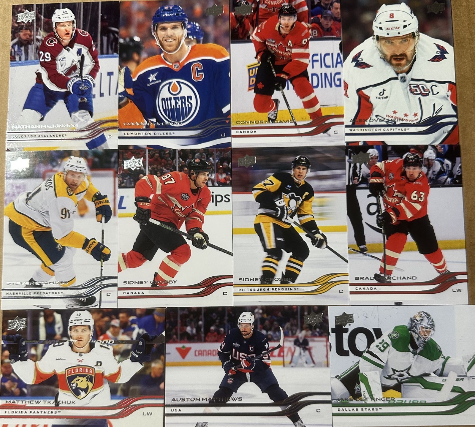 2025 2026 Upper Deck NHL Hockey Complete Basic 600 Card Set Series 1  2  3 25-26