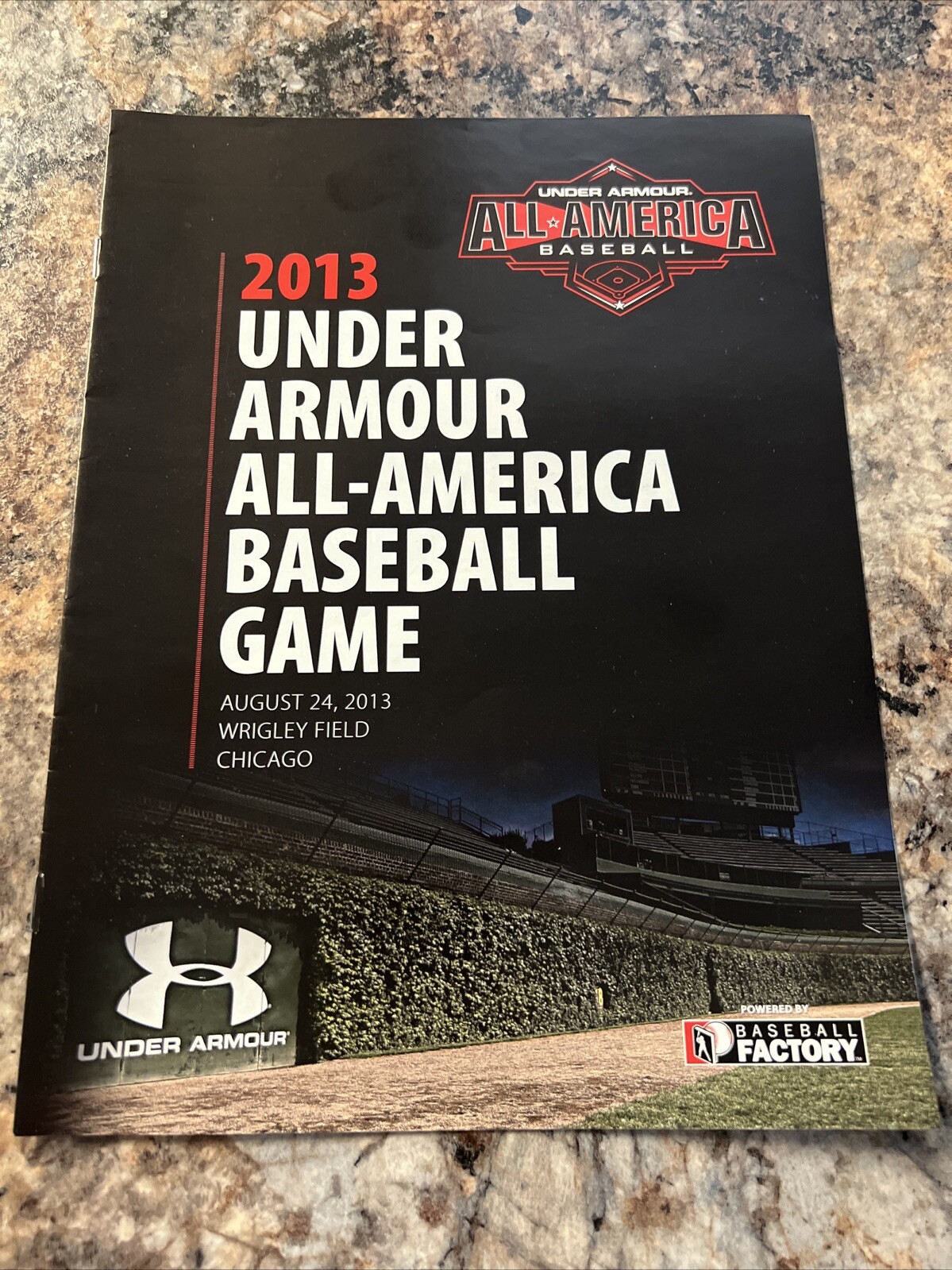 RARE 2013 Under Armour All-America Baseball Game Program- Kopech, Verdugo, Cease