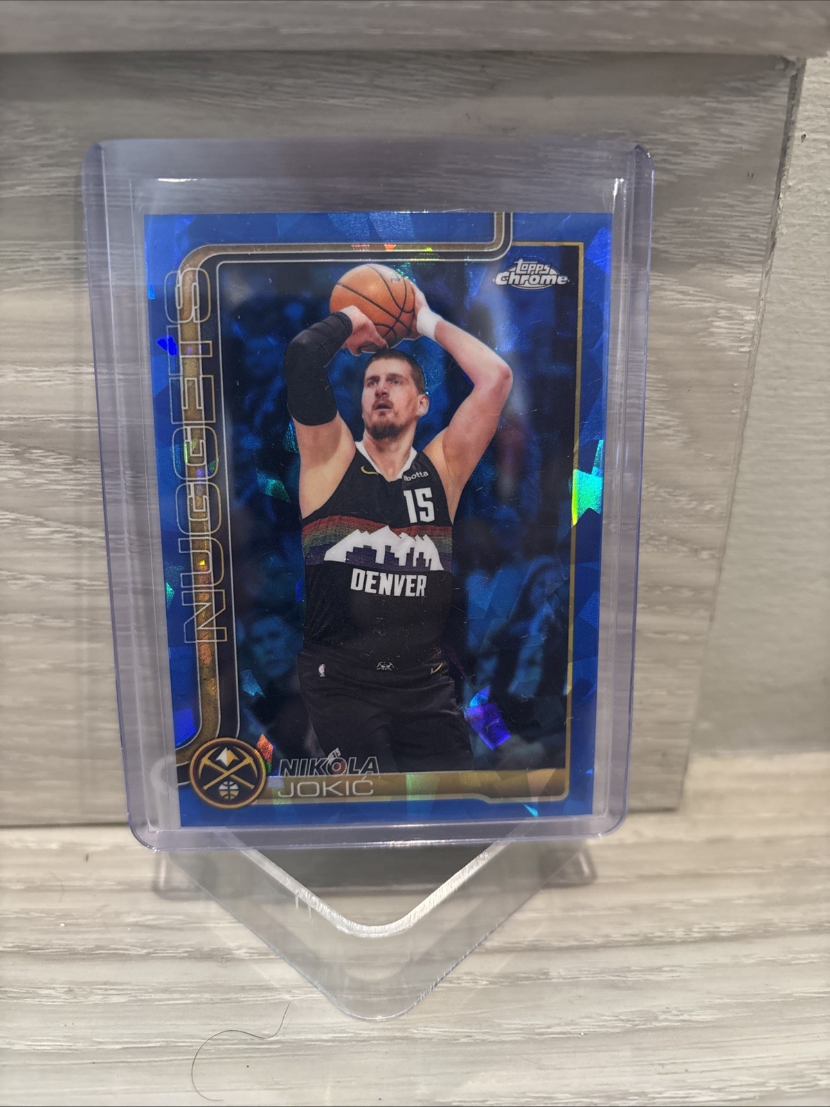 2025-26 Topps Chrome Update Sapphire Basketball Nikola Jokic #12 Nuggets Base