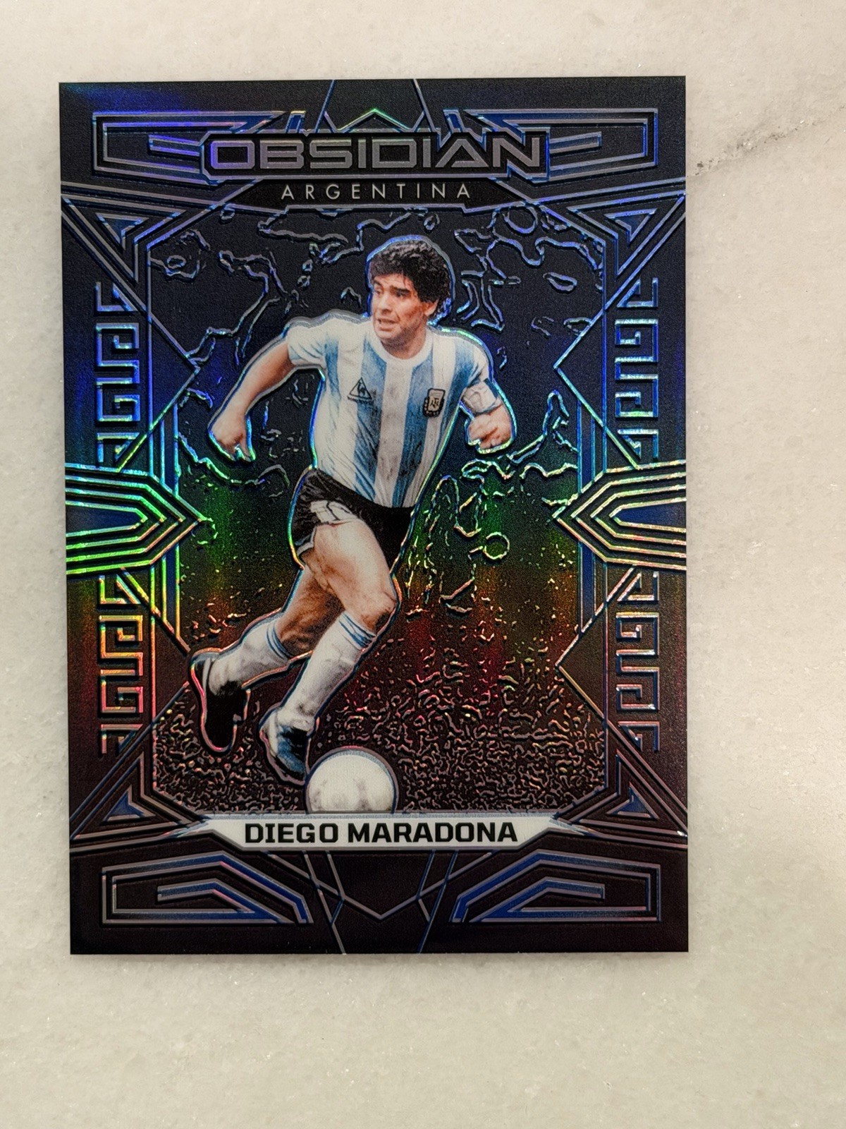 2023-24 Panini Obsidian Diego Maradona Electric Etch Blue /20 Argentina🔥🧼 2023-24 Panini Obsidian Diego Maradona Electric Etch Blue /20 Argentina🔥🧼