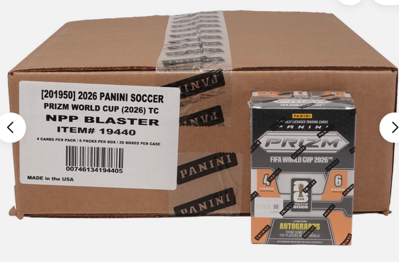 2026 Panini Prizm World Cup Soccer Blaster Box Case Factory Sealed New 2026 Panini Prizm World Cup Soccer Blaster Box Case Factory Sealed New