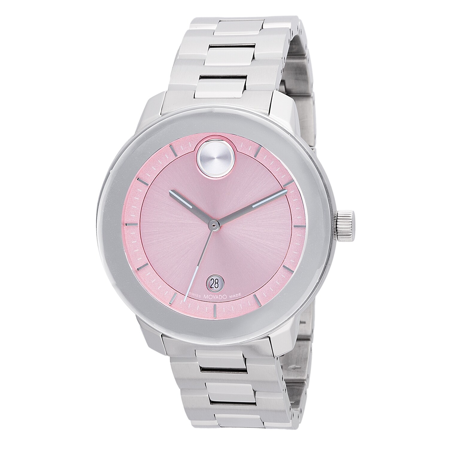Movado 3600872 Women\'s Bold Verso Pink Dial Quartz Watch Movado 3600872 Women\'s Bold Verso Pink Dial Quartz Watch