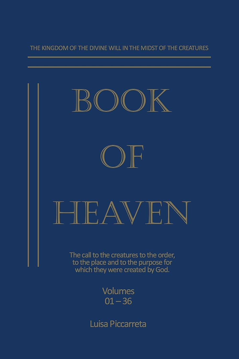 Book of Heaven by Luisa Piccarreta All 36 Volumes Limited Edition Hardcover Book