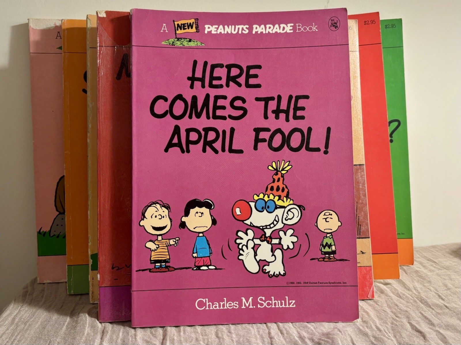 Peanuts Parade Charles Schulz Lot 8 First Edition Books Snoopy Vintage Paperback