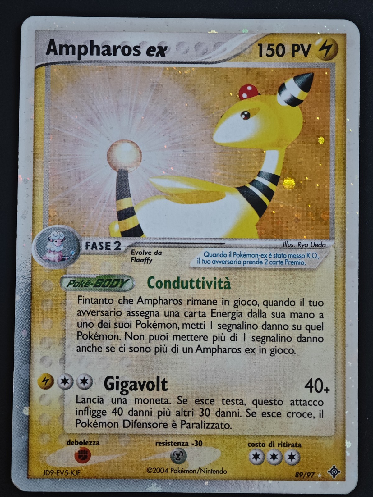 The Pokémon Company TCG Ampharos ex 89/97 EX Dragon Ultra Rare Holo ITA NM The Pokémon Company TCG Ampharos ex 89/97 EX Dragon Ultra Rare Holo ITA NM
