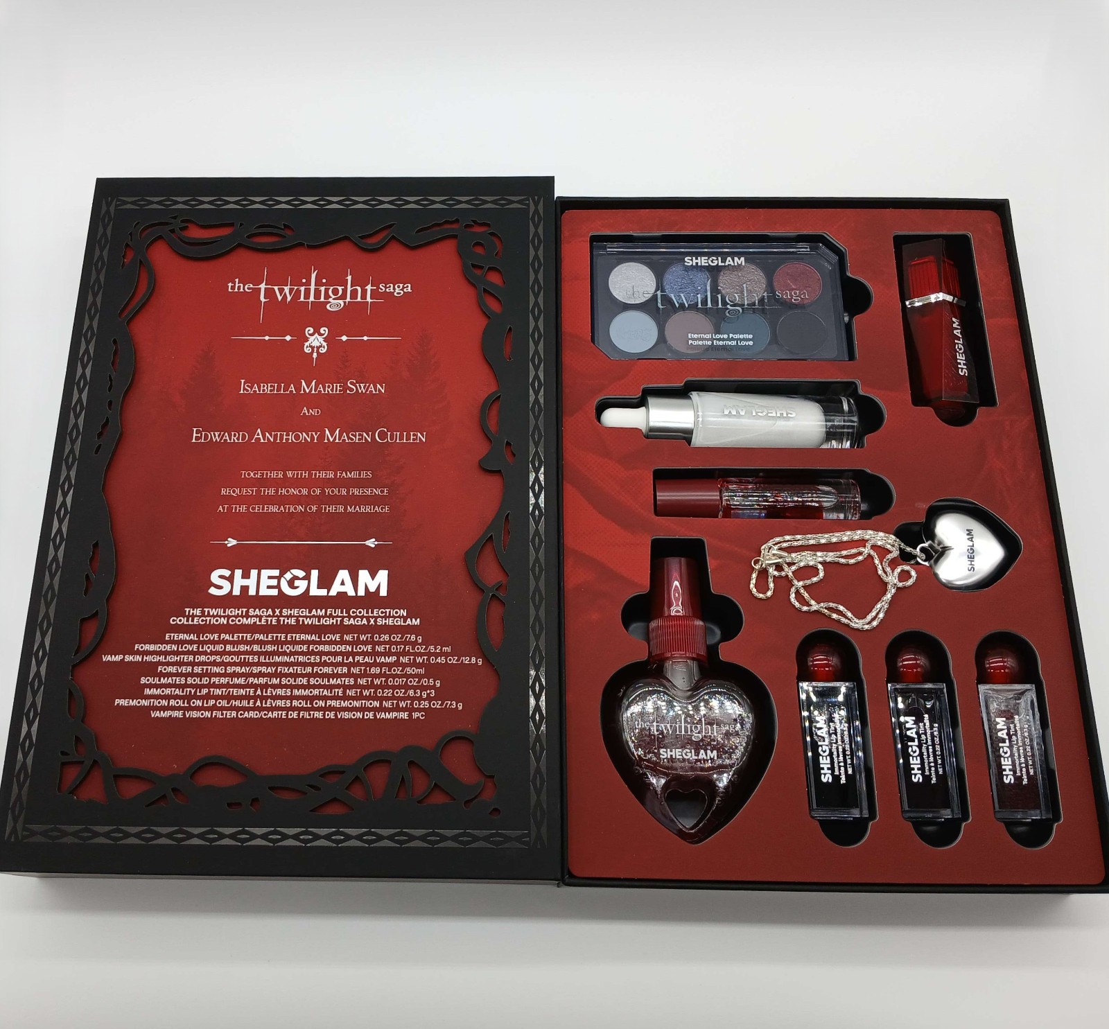 The TWILIGHT SAGA | Sheglam 9 pc FULL COLLECTION MAKEUP SET 100% Authentic