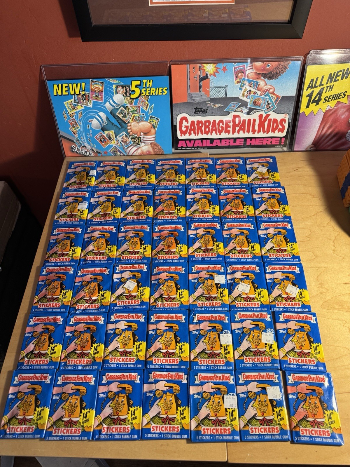 1988 Topps Garbage Pail Kids Series 14 OS14 Sealed Wax Packs Lot of 48⁠