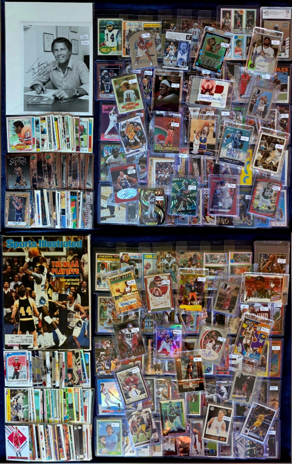 Huge Multi-Sport Card Lot - Rookie, Auto, Vintage, Modern, #\'d NFL, NBA, MLB Huge Multi-Sport Card Lot - Rookie, Auto, Vintage, Modern, #\'d NFL, NBA, MLB
