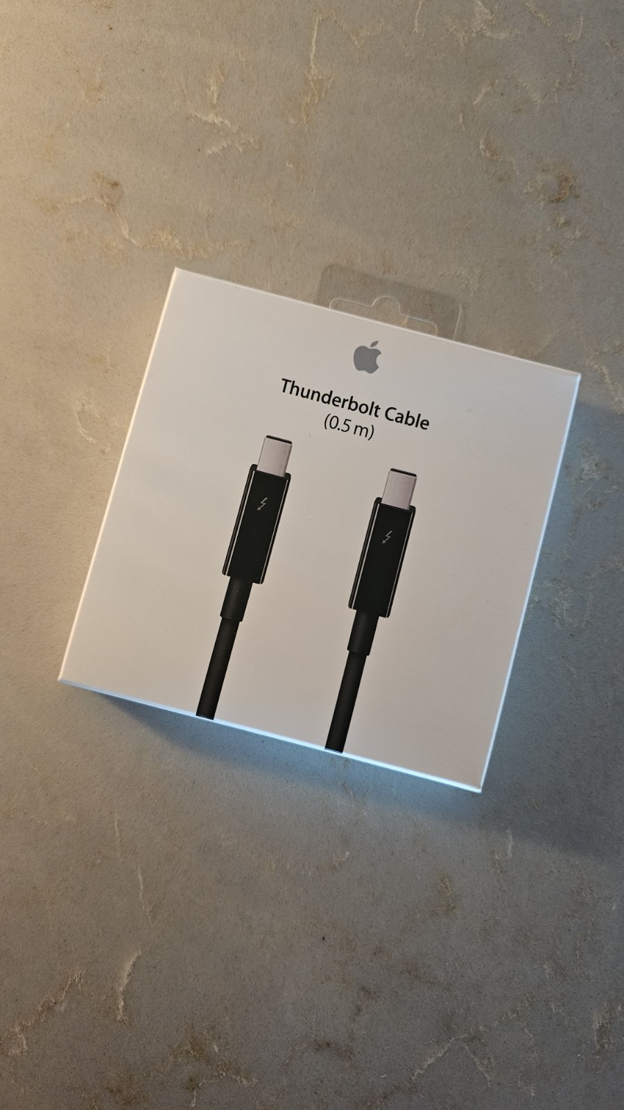 OFFICIAL GENUINE APPLE THUNDERBOLT 2 CABLE 0.5M FOR IMAC/MACBOOK A1410 MMF640LLA