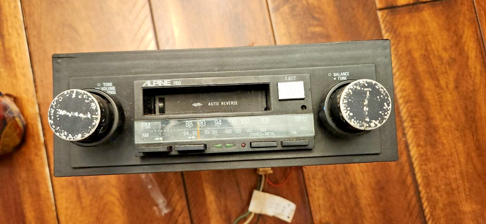 Vintage Alpine 7150 Car Stereo AM/FM Cassette Player - Needs serviced/repaired
