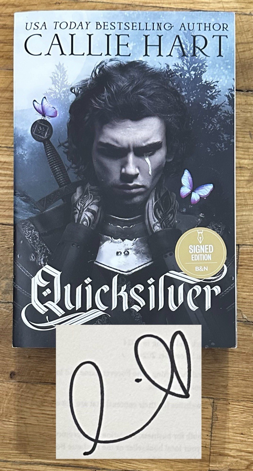 SIGNED Callie Hart Quicksilver 2024 Forever PB Autographed NEW