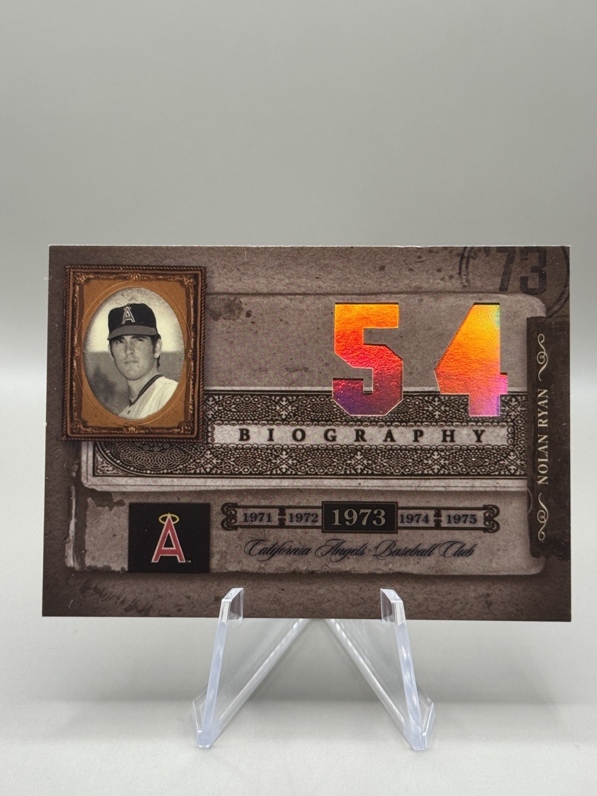 2005 Donruss Biography - Nolan Ryan Career Win Nolan Ryan #54 Materials (MEM) 2005 Donruss Biography - Nolan Ryan Career Win Nolan Ryan #54 Materials (MEM)