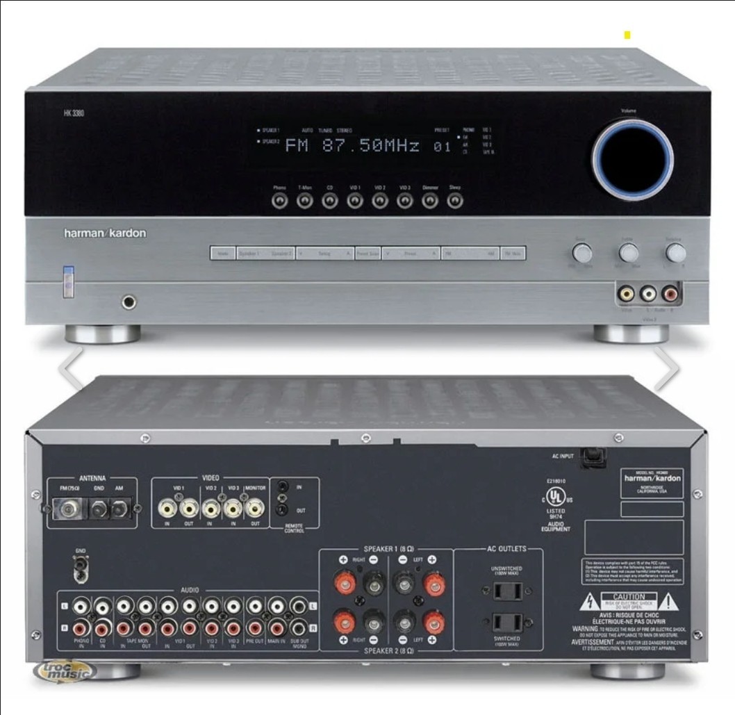 Harmon Kardon HK 3380 Amplifier Receiver - New Open Box