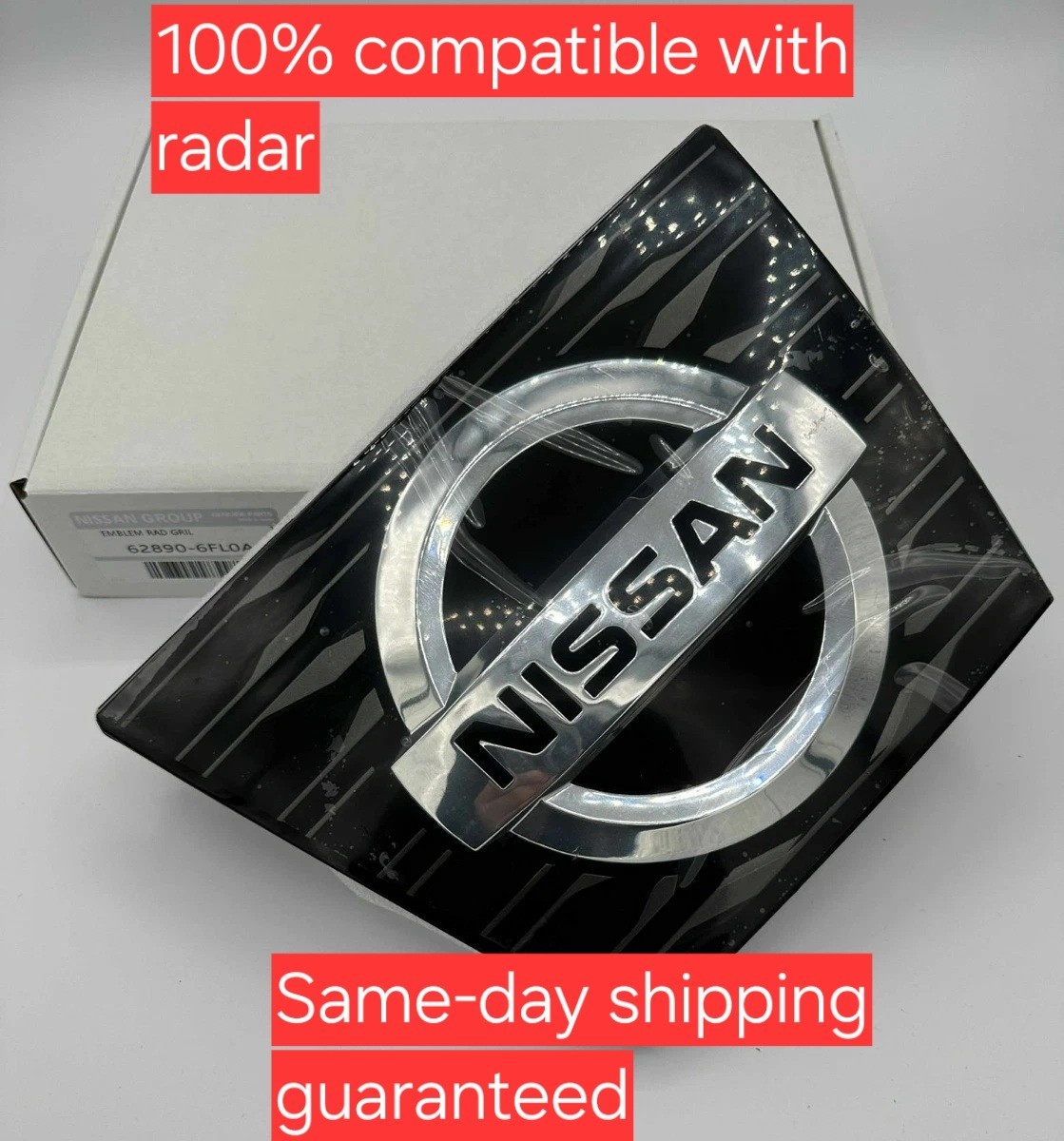 62890-6FL0A NEW Front Emblem Compatible With Radar for 2017-2020 ROGUE LUXURY 62890-6FL0A NEW Front Emblem Compatible With Radar for 2017-2020 ROGUE LUXURY