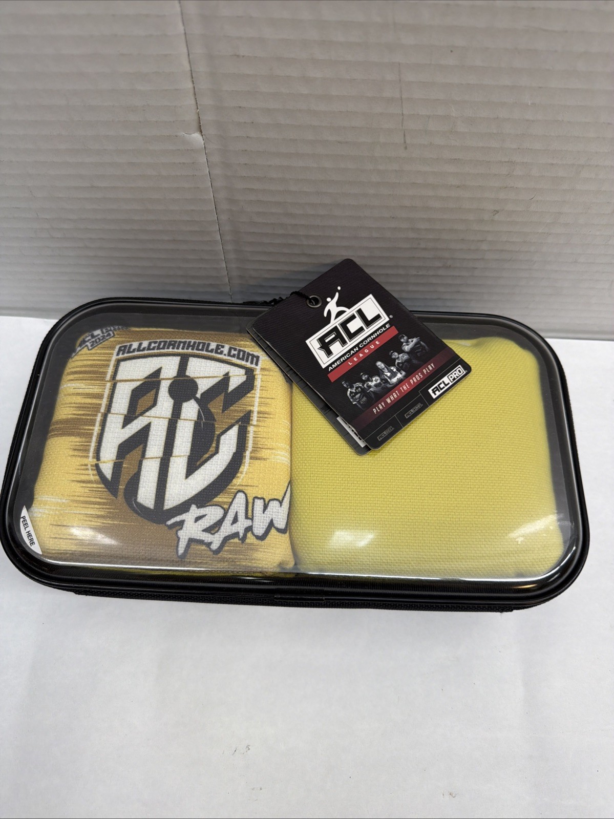 Fantastic ACL Approved Pro AllCornhole Bags -Shag Raw Set of 4 With Case Yellow Fantastic ACL Approved Pro AllCornhole Bags -Shag Raw Set of 4 With Case Yellow