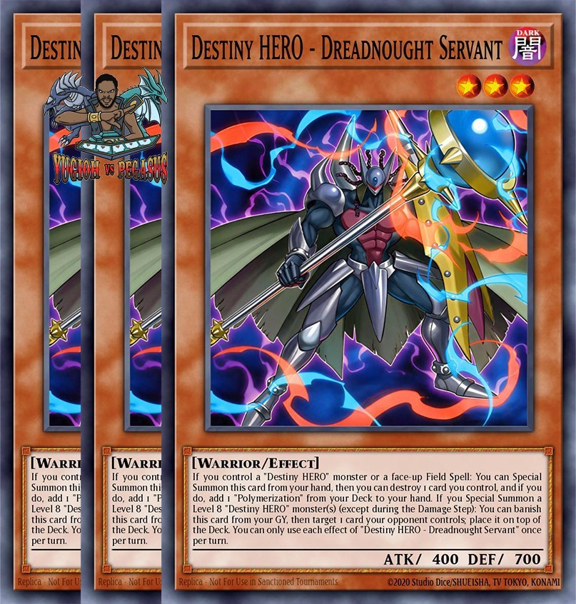 Yugioh 3x Destiny HERO - Dreadnought Servant BETB-EN023 Common 1st Ed NM
