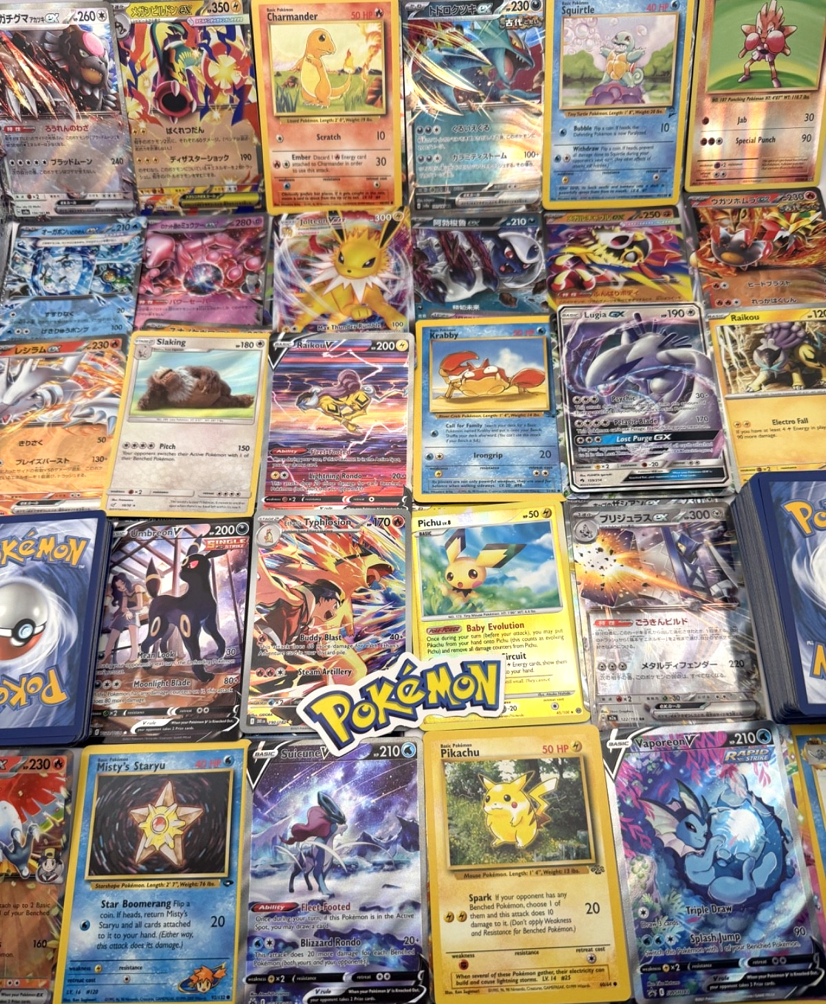 Pokemon Cards 6 Pack Eevee Bundle  Umbreon Sylveon Jolteon Vintage EX VMAX Rare