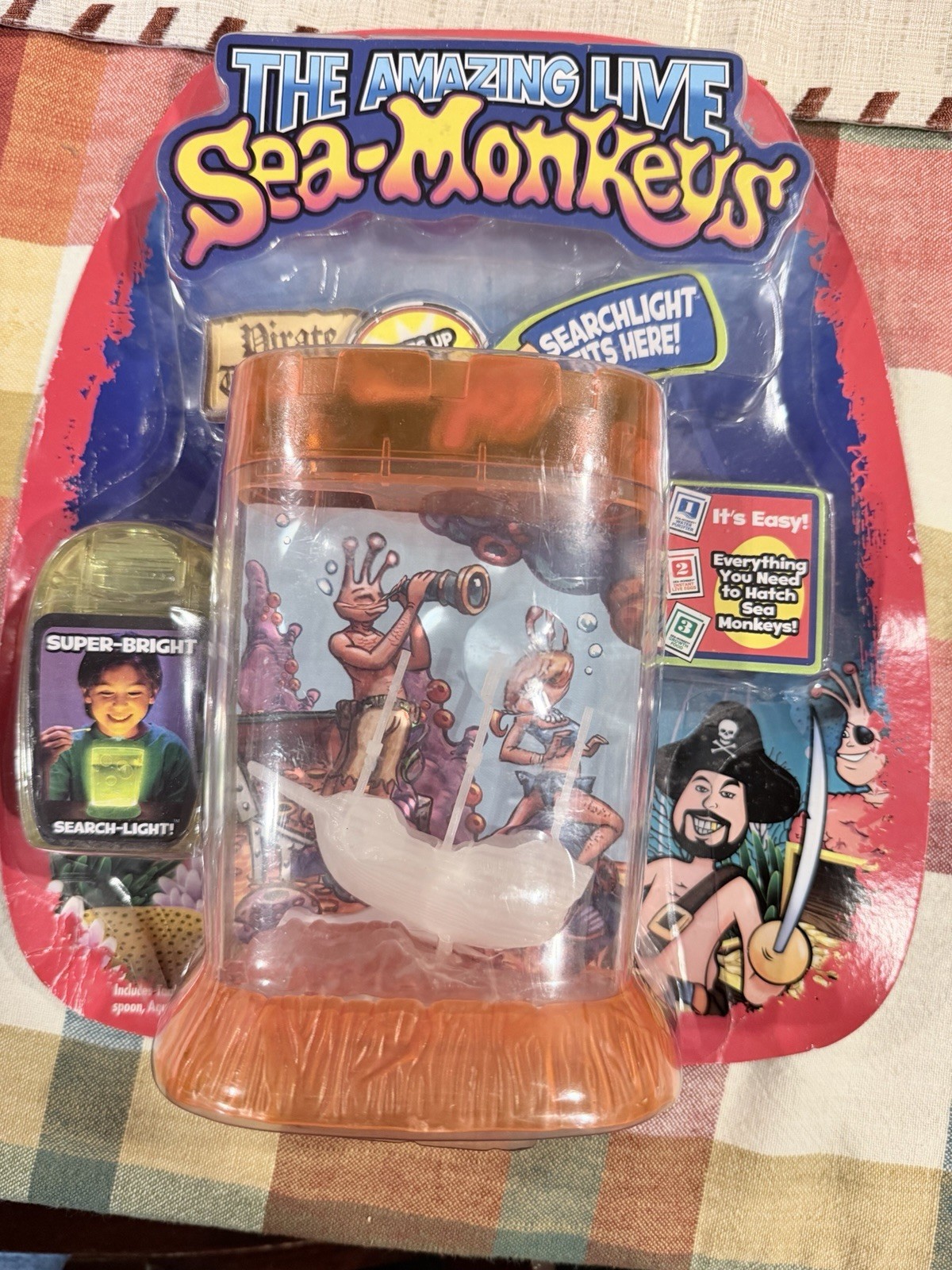 Rare Sea-Monkeys Pirate Treasure’s sunken Ship