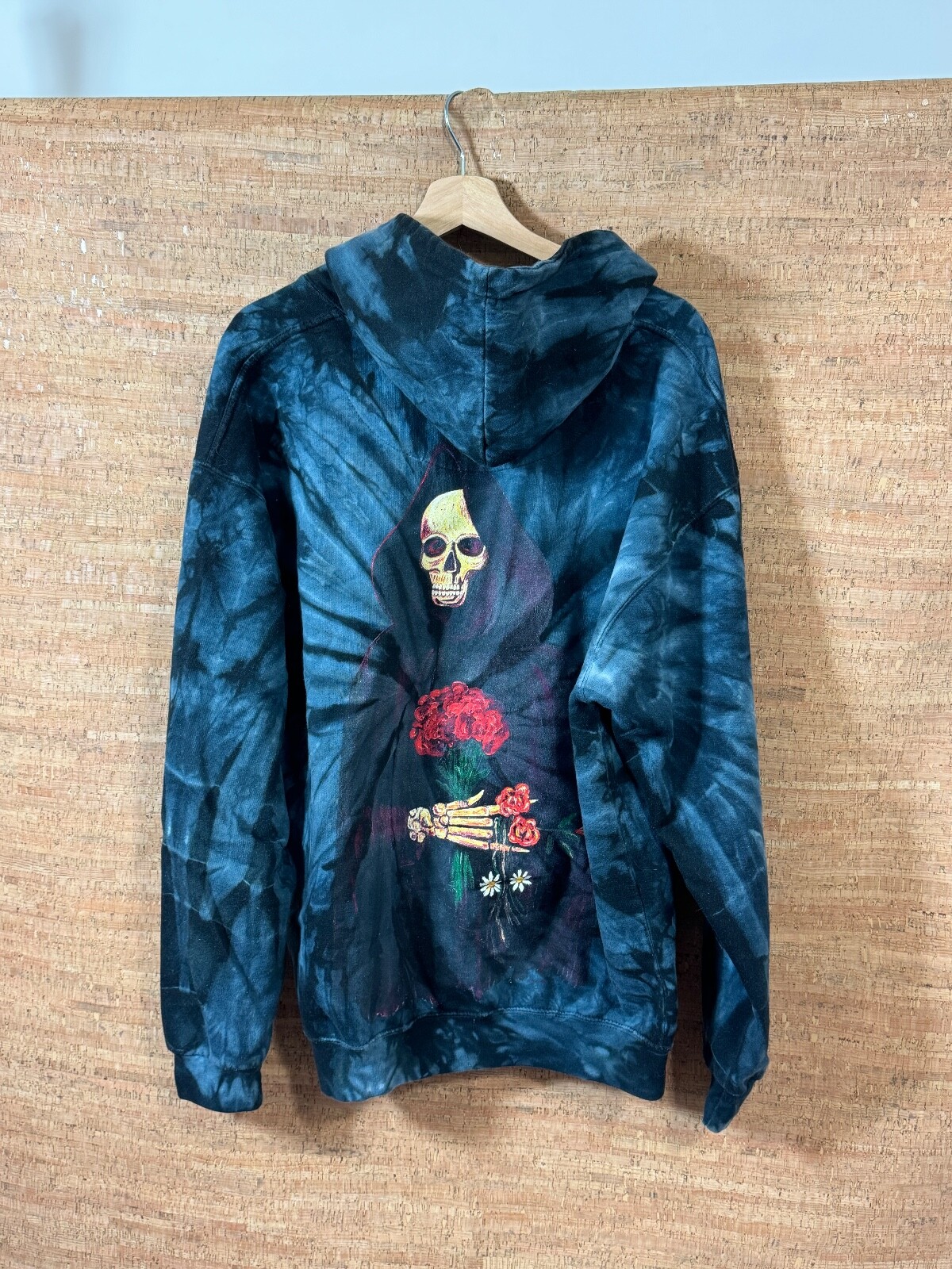 Kanye West Yeezus Tour Hoodie Size Large Outsidelands 2014 Bully WW3 YE Tie Dye
