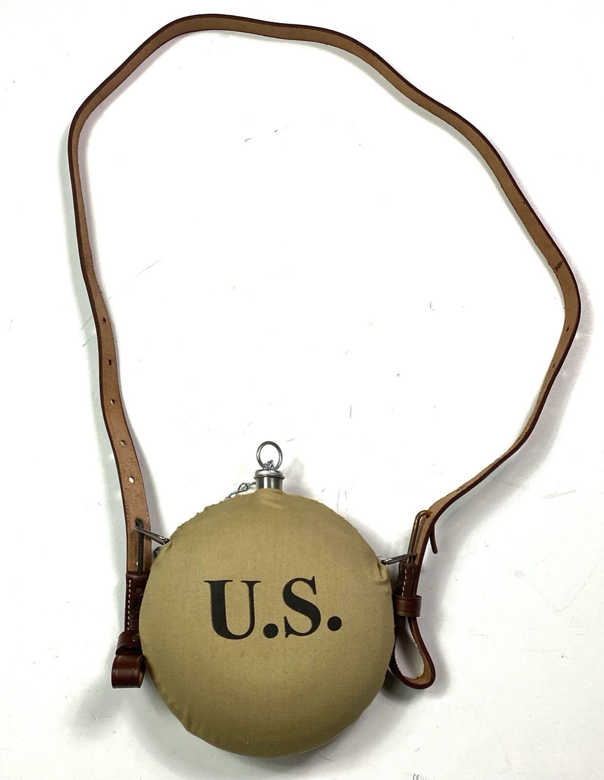 SPANISH AMERICAN WAR US ARMY M1898 INFANTRY CANTEEN & STRAP SPANISH AMERICAN WAR US ARMY M1898 INFANTRY CANTEEN & STRAP