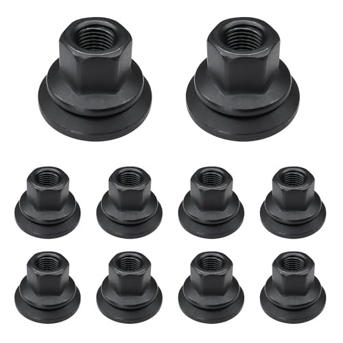10Pcs Wheel Lug Nut Compatible with 2012-2022 Dodge Ram 3500 4000 4500 5500