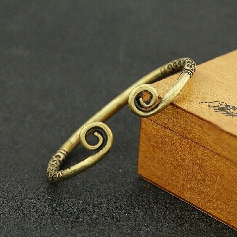 Antique Bronze Monkey King Sun Wukong Circlet Spell Bangle