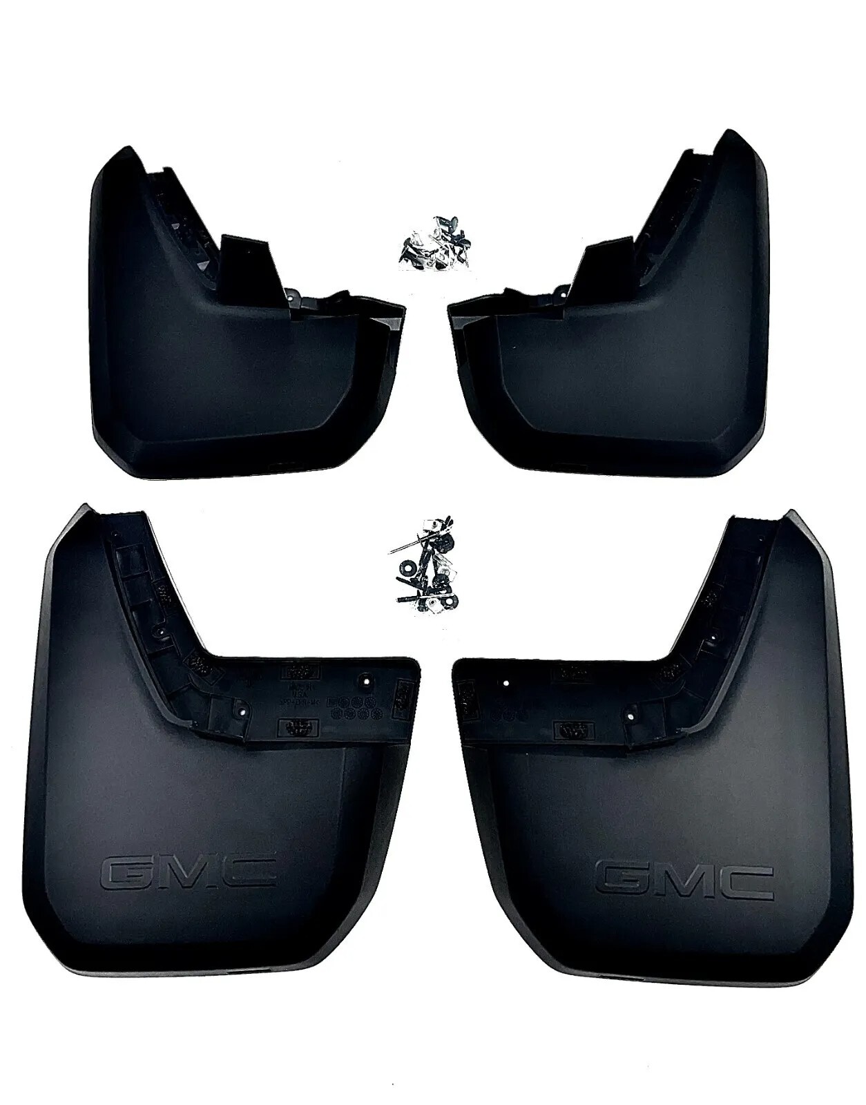 2023-2026 GMC Canyon Front & Rear Molded Splash Guards Black Genuine OEM GM