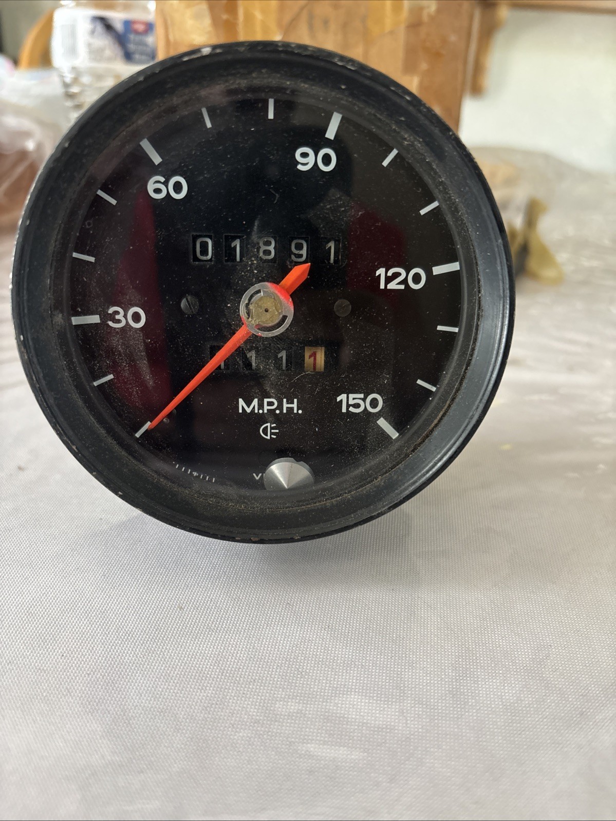 Porsche 911 914 150mph Speedometer Dated 1972 RS 914641505020 Porsche 911 914 150mph Speedometer Dated 1972 RS 914641505020