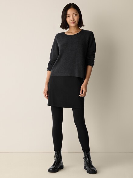 Eileen Fisher Stretch Jersey Knit Skirted Legging Brand New NO IMPORT FEES Eileen Fisher Stretch Jersey Knit Skirted Legging Brand New NO IMPORT FEES