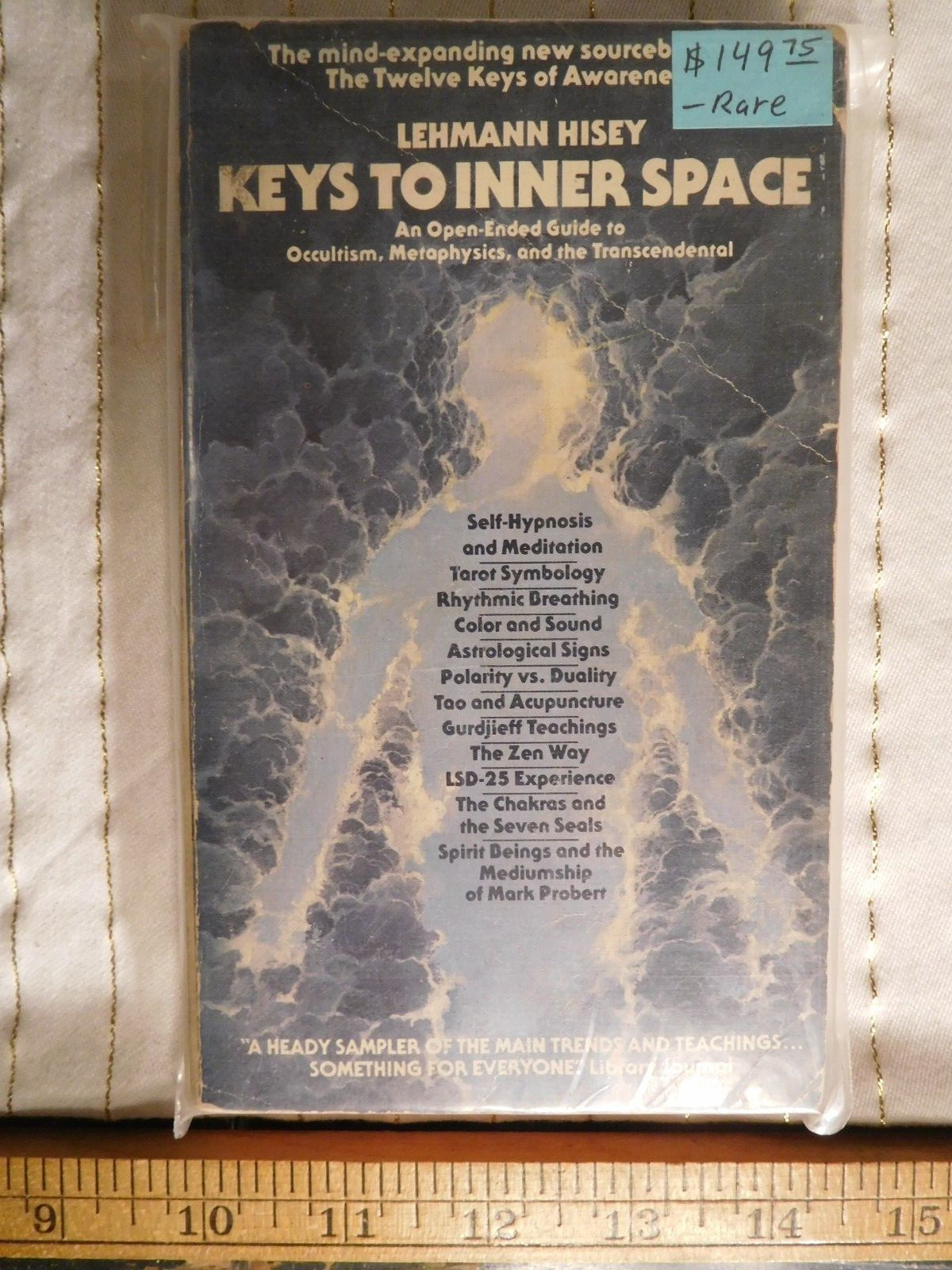 Rare Vintage 1975 Book Keys To Inner Space ~ By: Lehmann Hisey