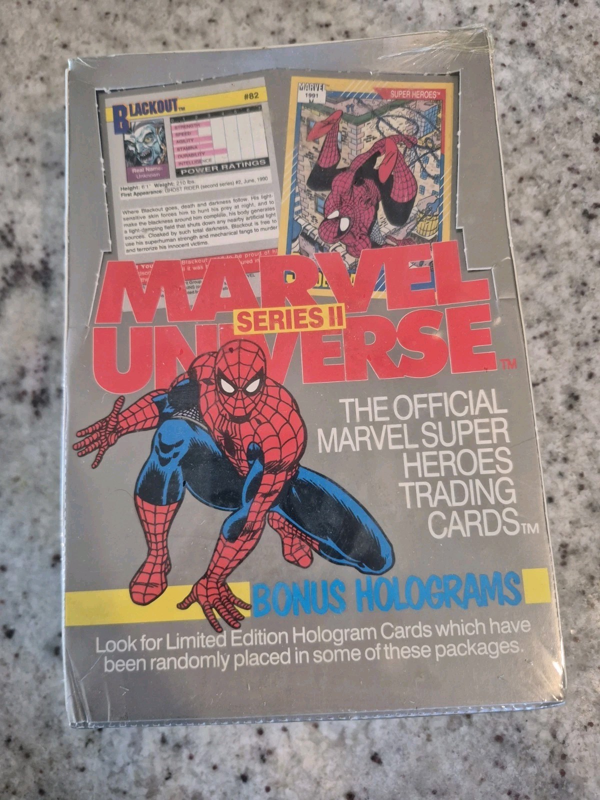 1991 Marvel Universe Series 2 II Impel Trading Cards Box Factory Sealed