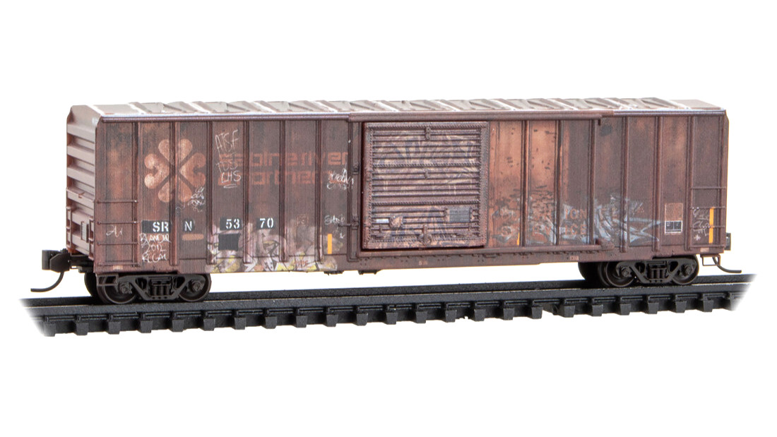 N Scale Micro-Trains 02544396 Sabine River & Northern 50\' Boxcar Ex-Per Diem #12