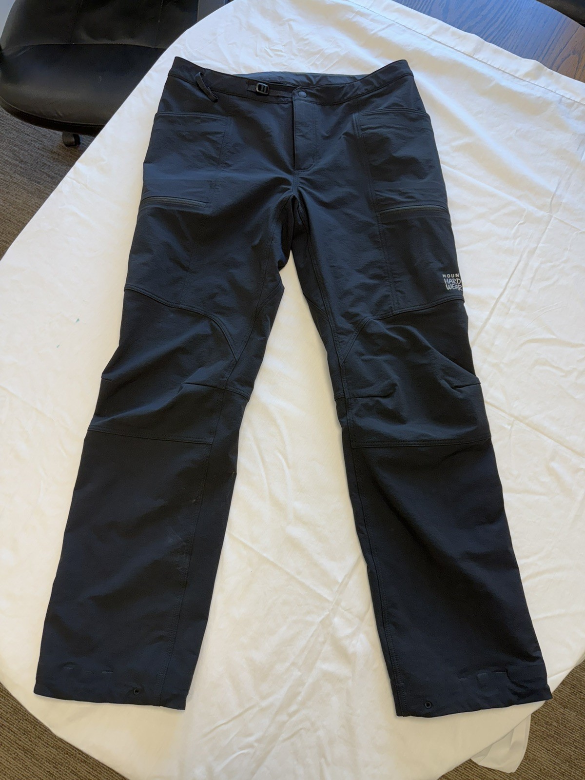 Mountain Hardwear Chockstone Alpine Hiking Pants Mens L Black Softshell