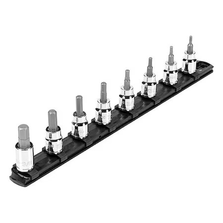 Tekton Shb91106 Socket Set, Steel, 13 1/4 In L Tekton Shb91106 Socket Set, Steel, 13 1/4 In L