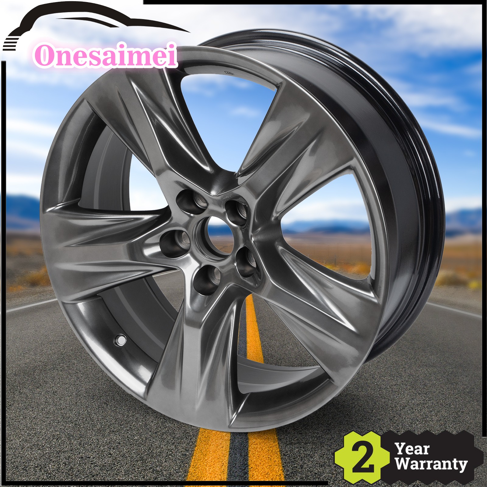 NEW 19 in Replacement Wheel Rim For Toyota Highlander 2014-2019 High Quality USA
