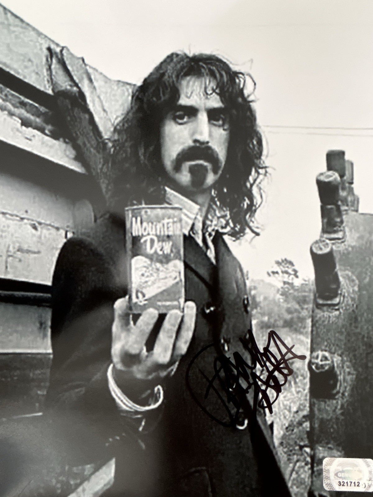 Frank Zappa 8x10 Autographed Photo With COA Frank Zappa 8x10 Autographed Photo With COA