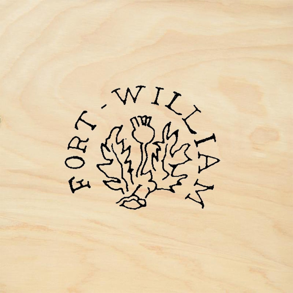 StampaFe Fort William Postmark Rubber Art Stamp