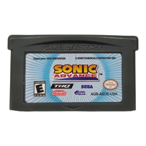 Sonic Advance For Game boy Advance GB-GBA-NDS Fast Shipping Tested 2002